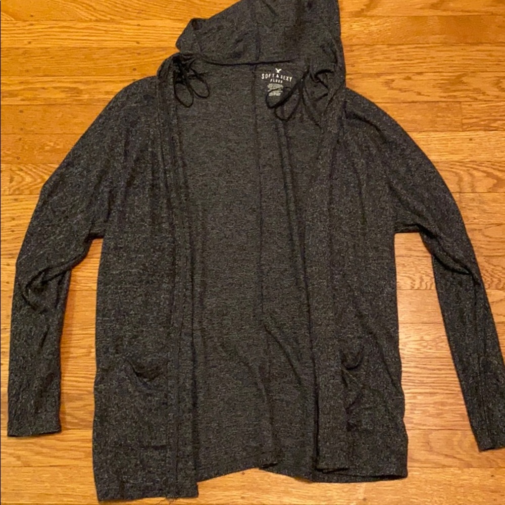 American Eagle hooded cardigan!